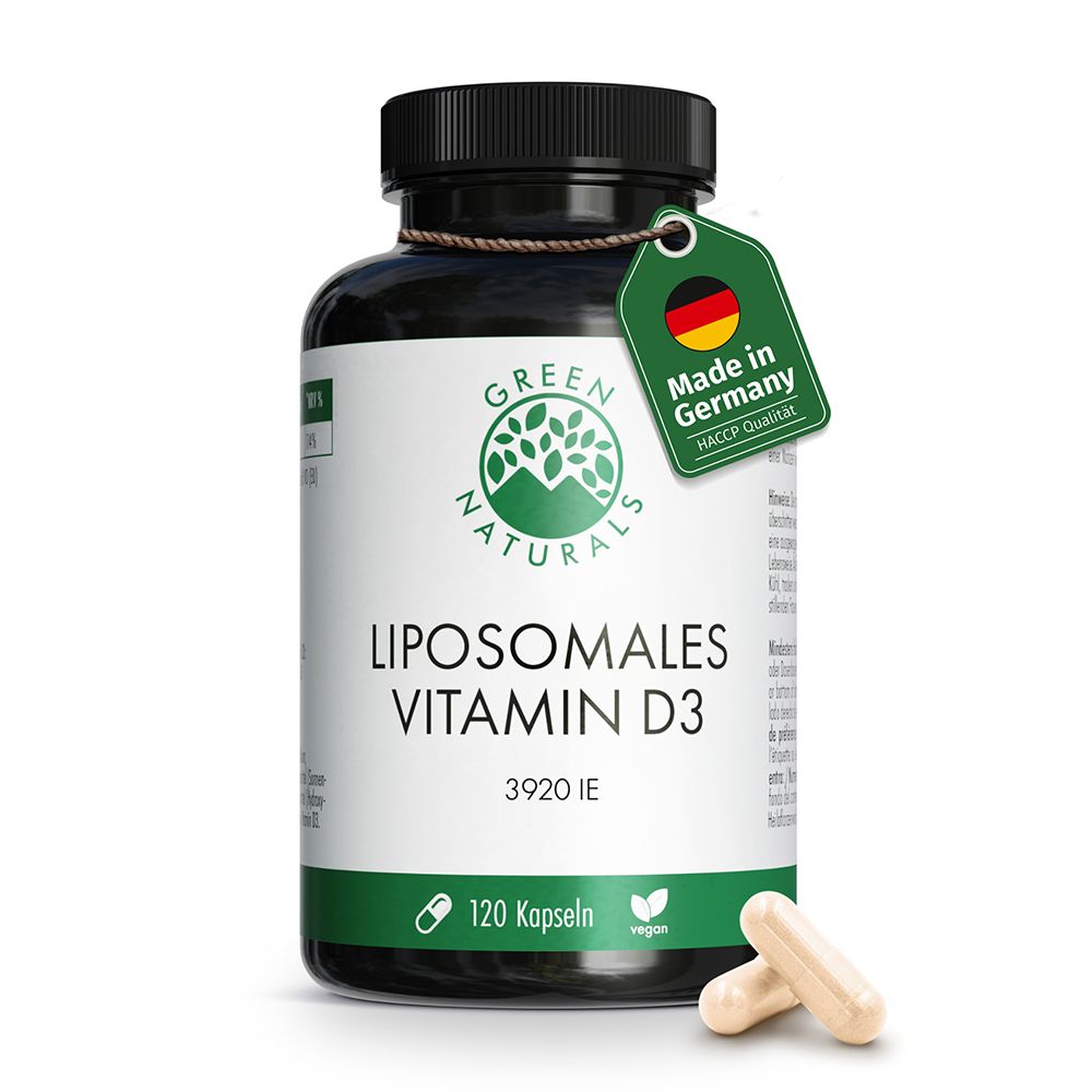 GREEN NATURALS Vitamin D3 liposomal hochdosiert