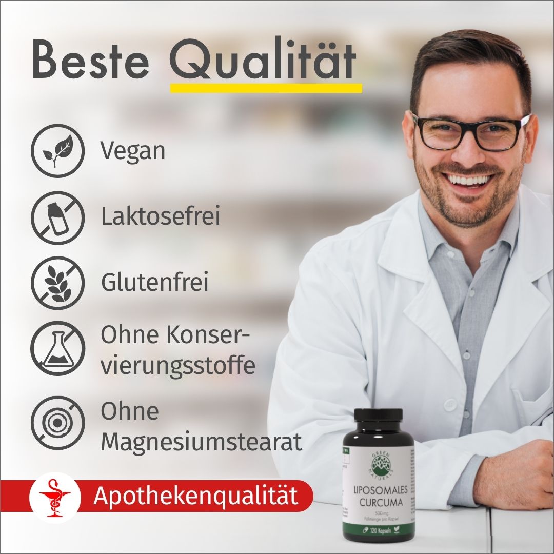 GREEN NATURALS Curcuma Extrakt liposomal vegan