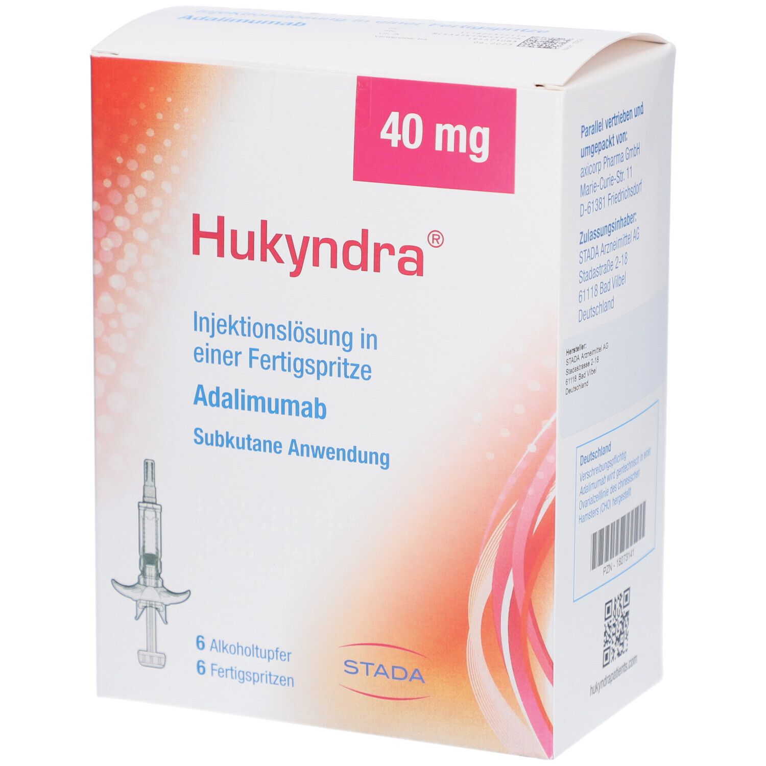 HUKYNDRA 40 mg/0,4 ml Inj.-Lösung in Fertigspritze