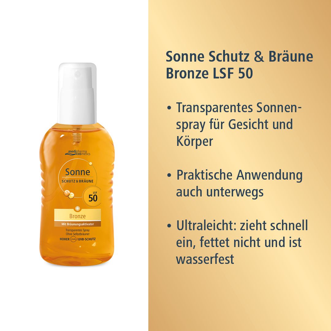 medipharma cosmetics Sonne Schutz & Bräune LSF 50