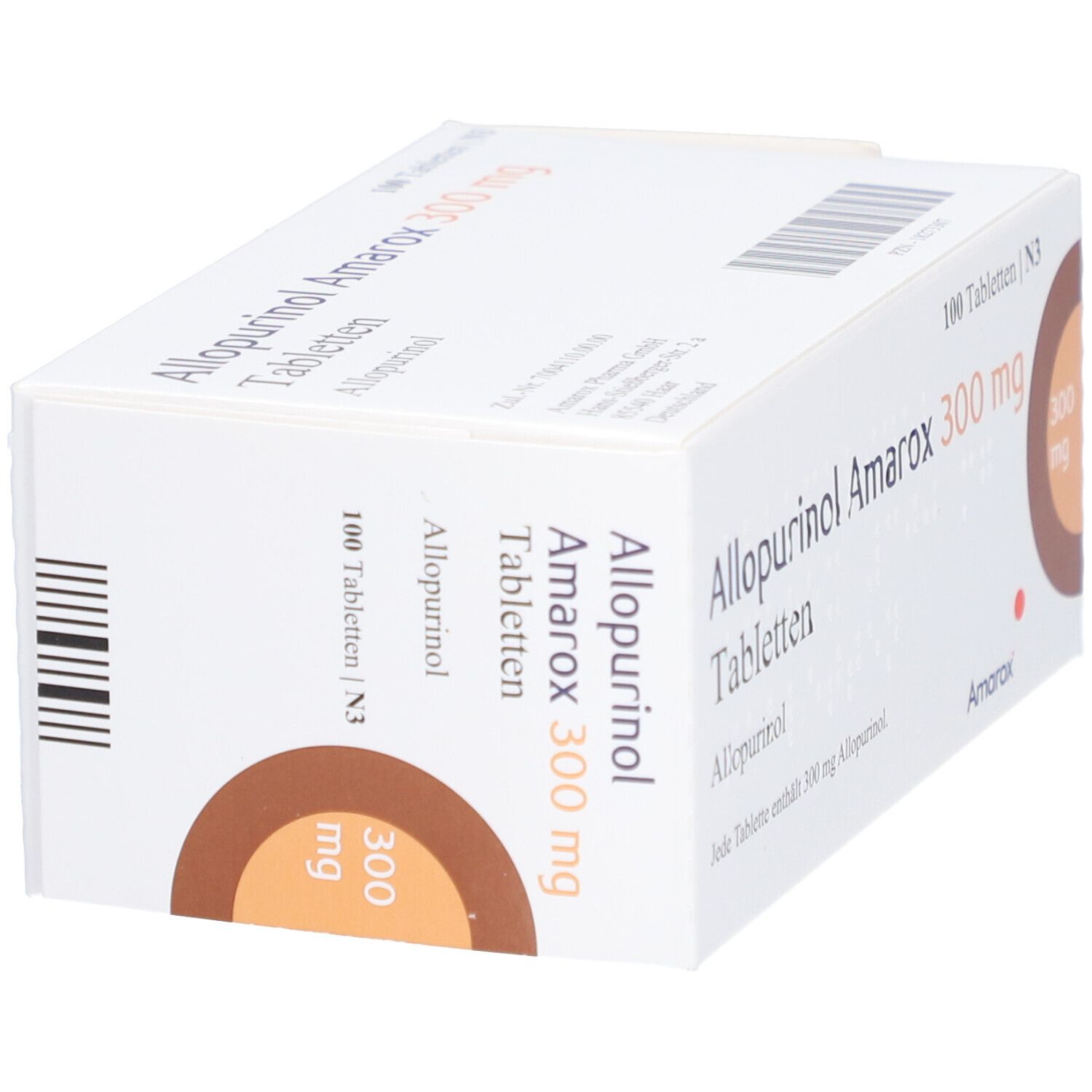 Allopurinol Amarox 100 mg Tabletten 30 St