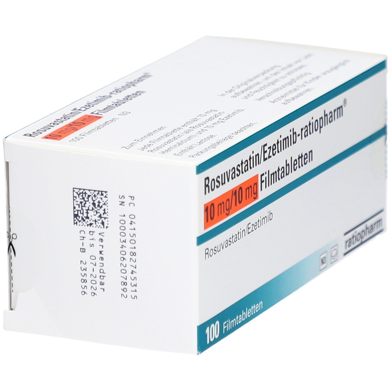 ROSUVASTATIN/Ezetimib-ratiopharm 10 mg/10 mg FTA