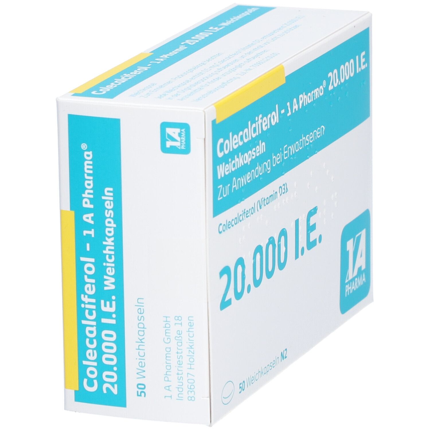 COLECALCIFEROL-1A Pharma 20.000 I.E. Weichkapseln