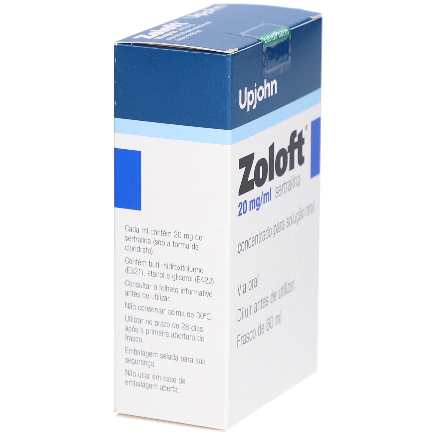 Zoloft 20 mg/ml Konz.z.Herst.e.Lsg.z.Einn. 60 ml Lösung