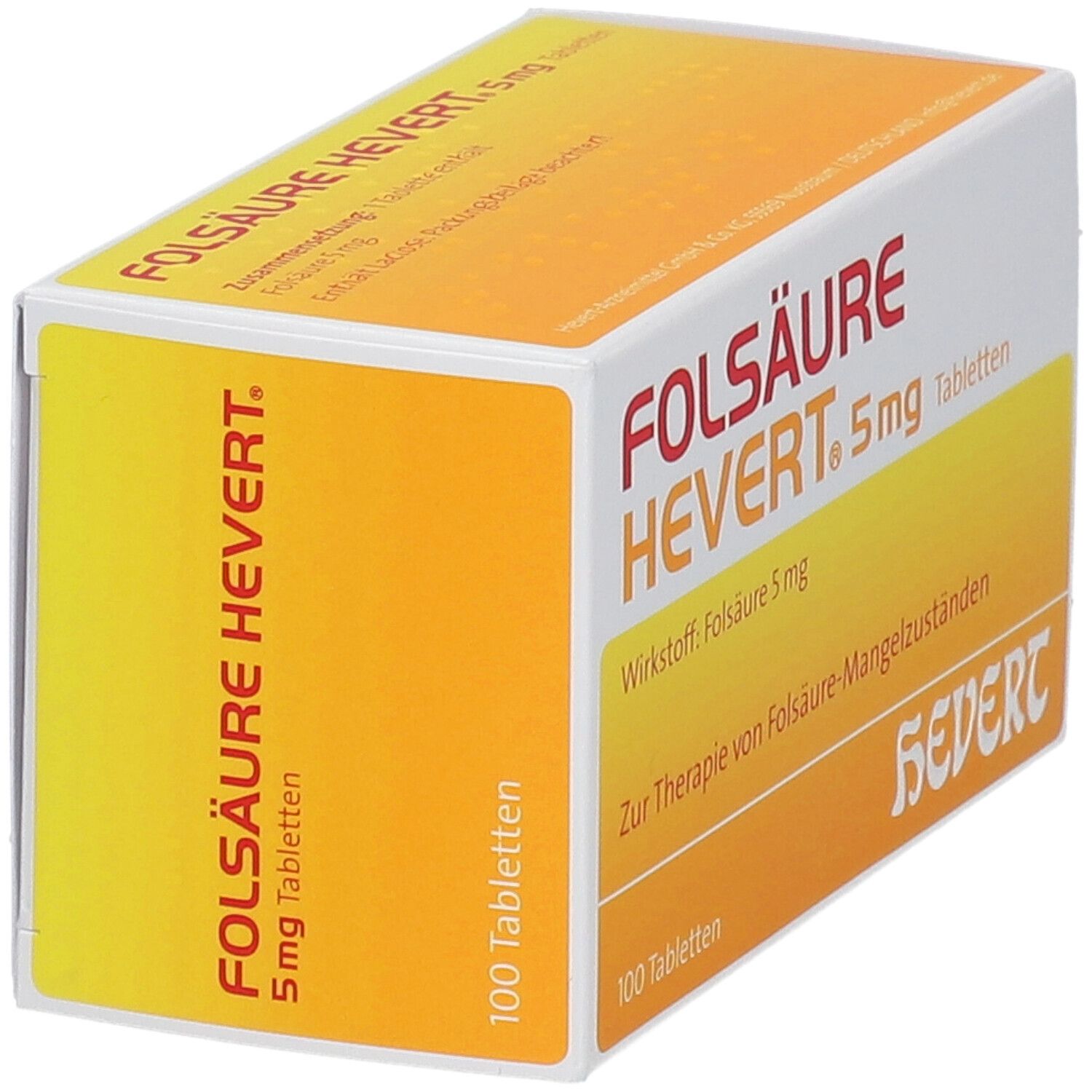 Folsäure Hevert 5 mg Tabletten