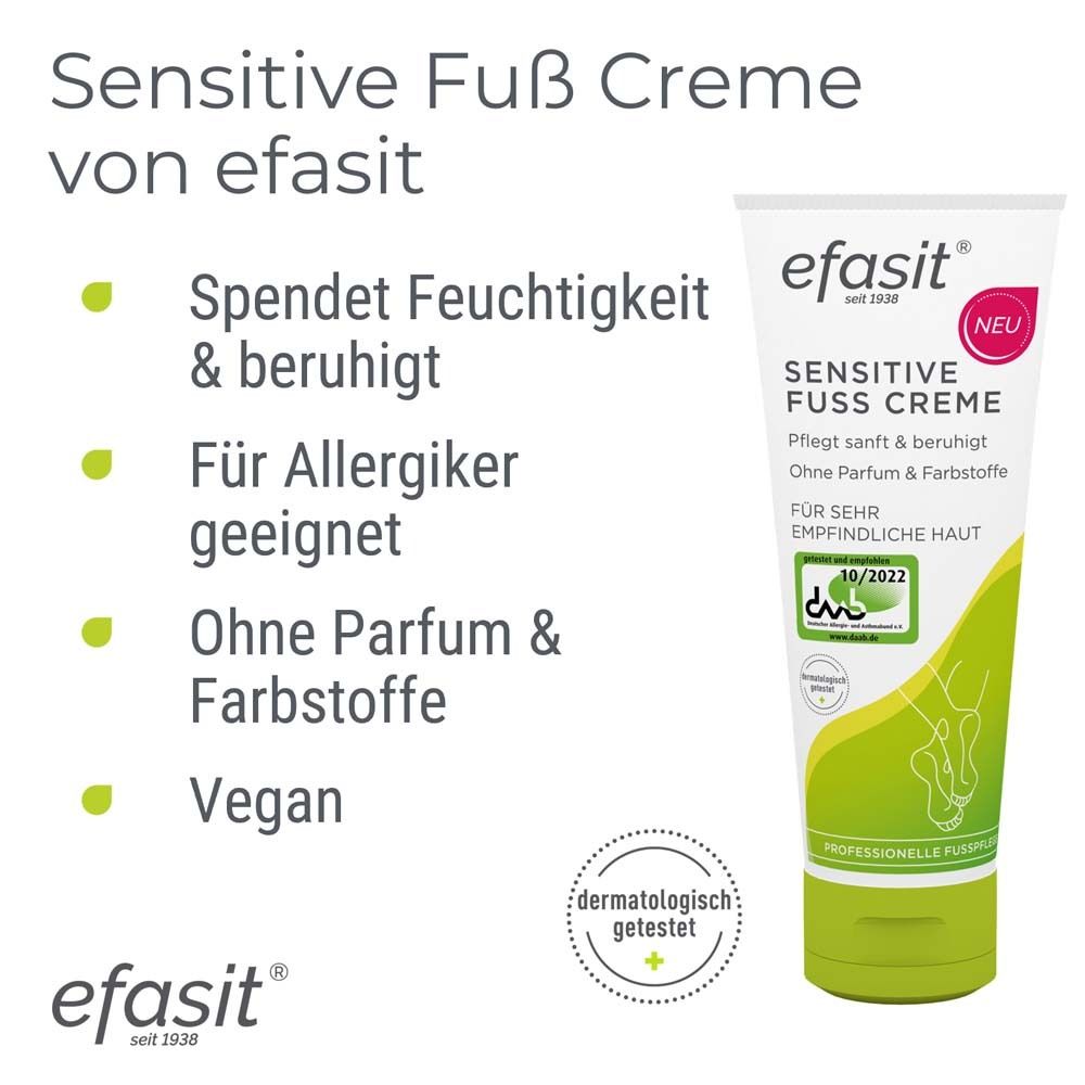 efasit Sensitive Fuß Creme