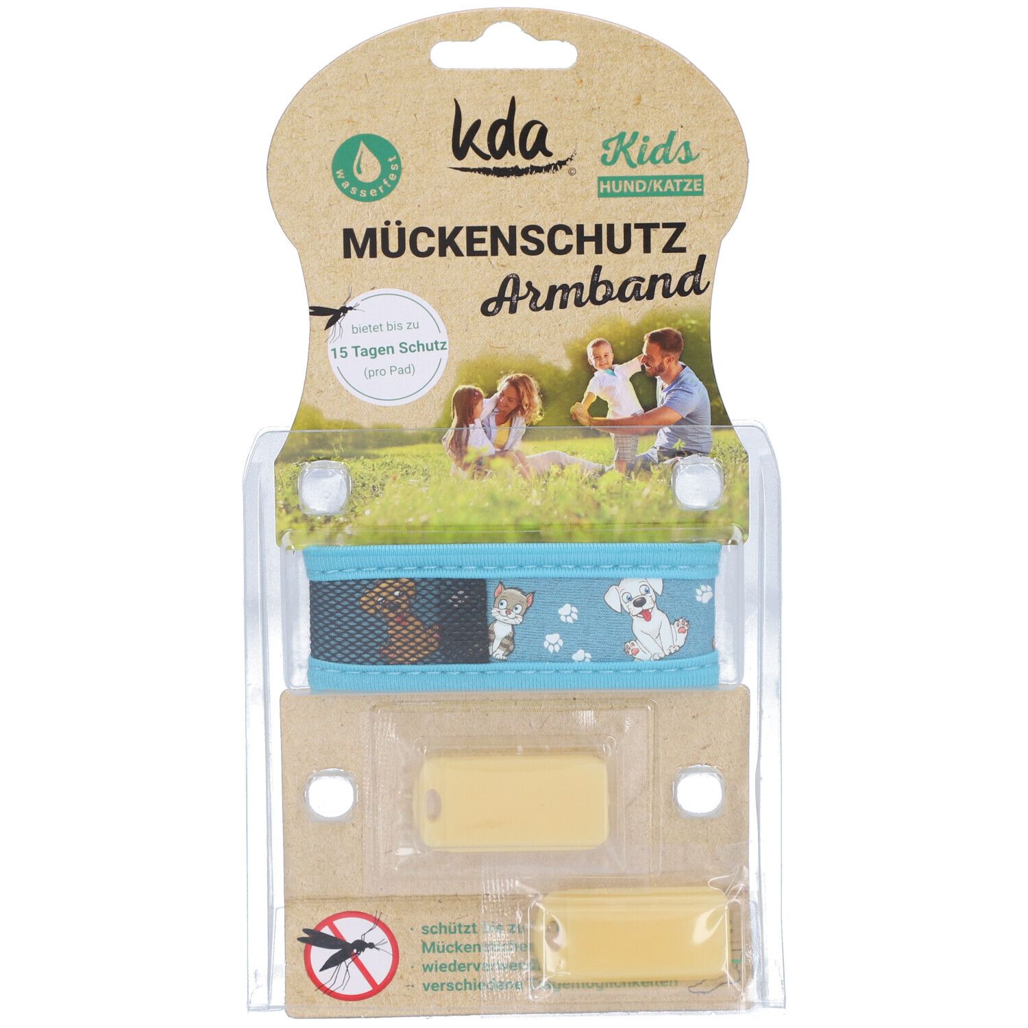 Mückenschutz Armband Kinder Hund/Katze KDA 1 St Sonstige