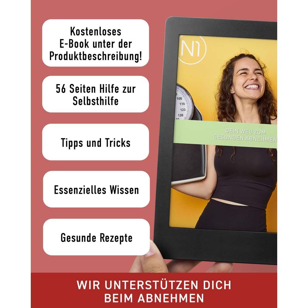 N1 Fettblocker zum Abnehmen - blockt auch Kohlenhydrate & Zucker