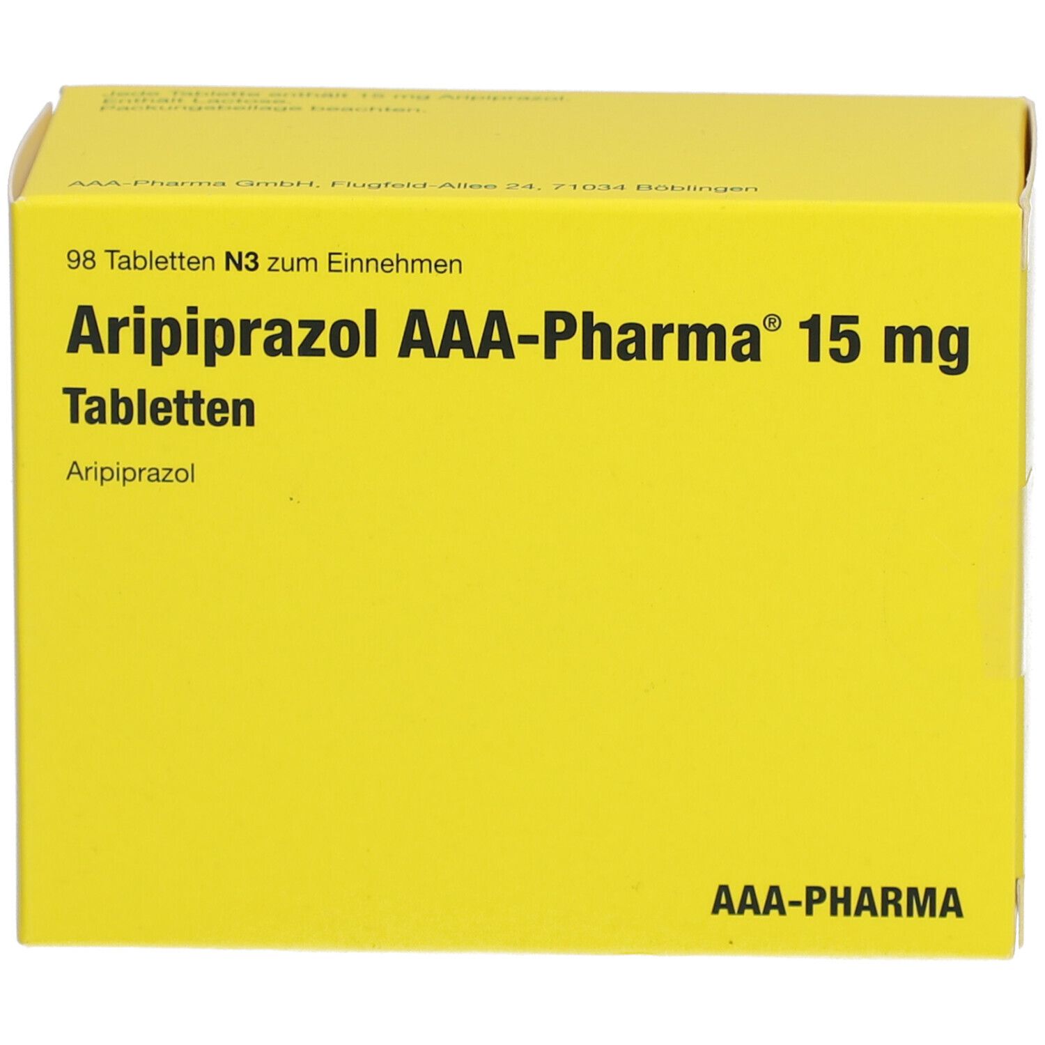ARIPIPRAZOL AAA-Pharma 15 mg Tabletten