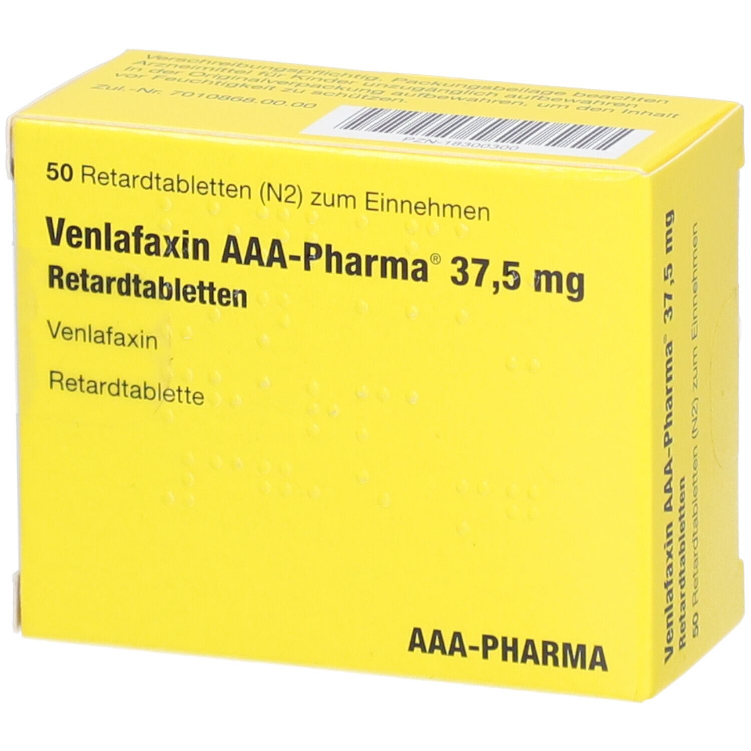 VENLAFAXIN AAA-Pharma 37,5 mg Retardtabletten
