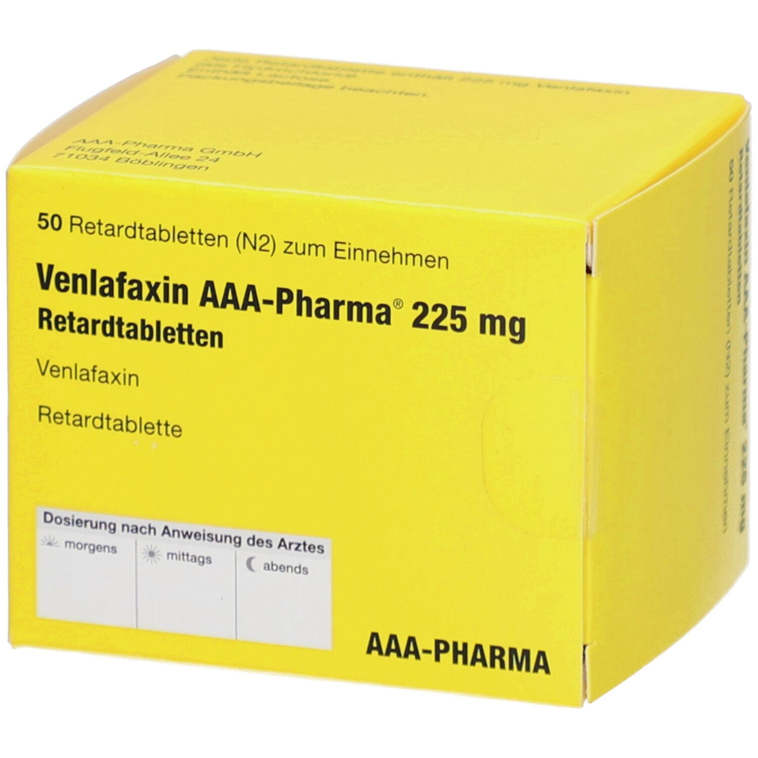 VENLAFAXIN AAA-Pharma 225 mg Retardtabletten