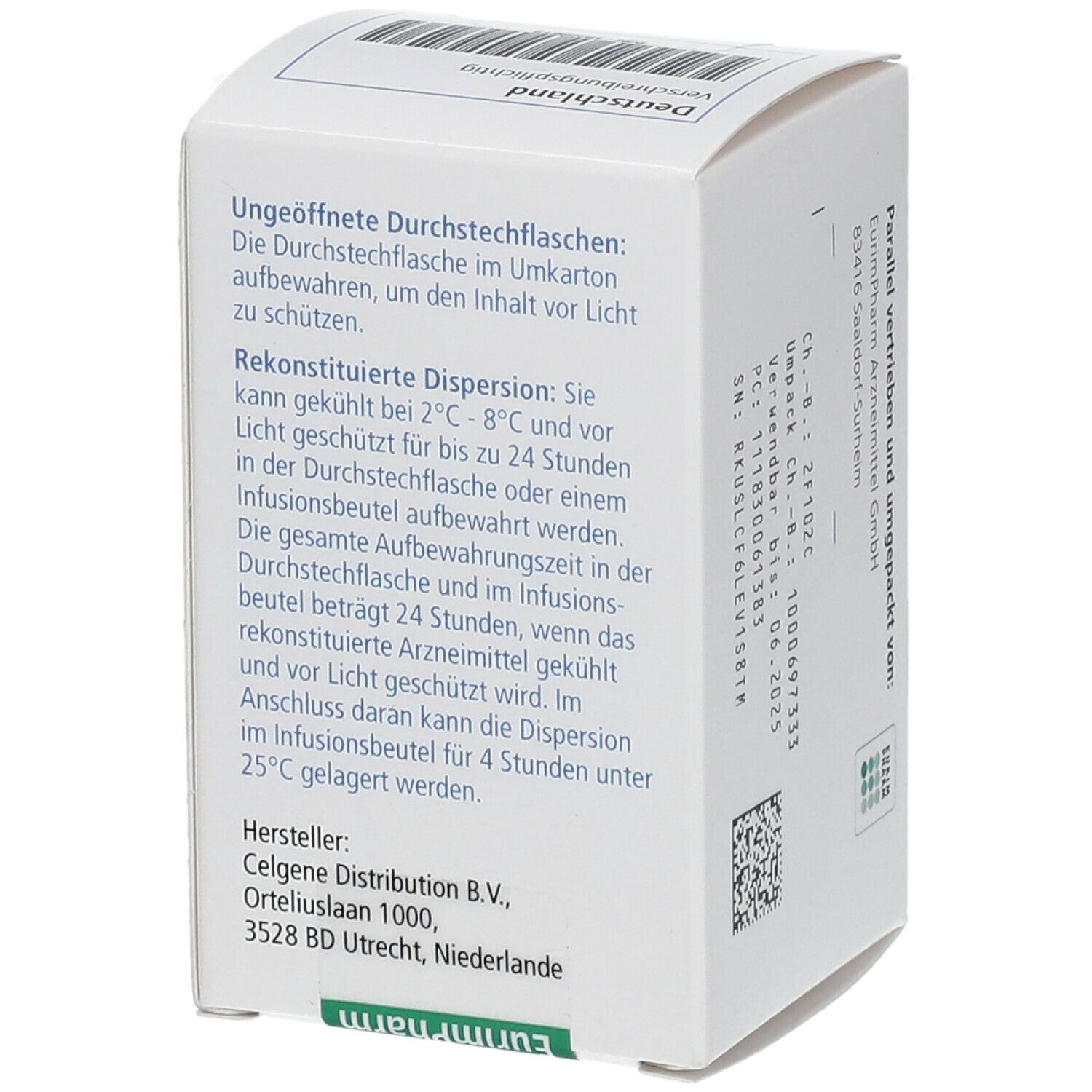 Abraxane®5 mg/ml 100mg Plv.z.Her.e.Inf.-Disp.Dsfl.