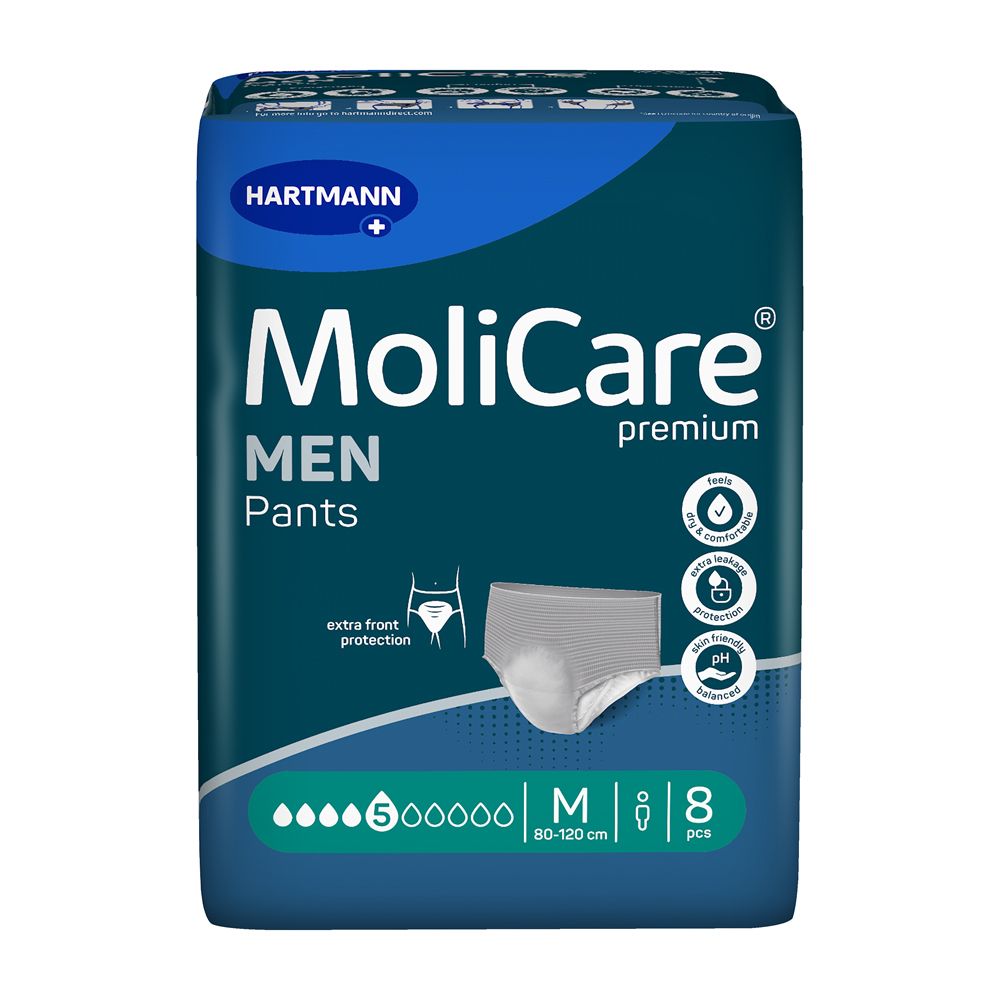 Molicare premium MEN Pants 5 Tropfen M 8 St Inkontinenzslip