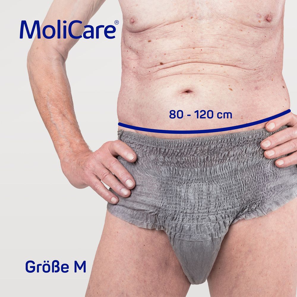 Hartmann MoliCare Men Pants, Größe M, Hüftumfang 80-120 cm.