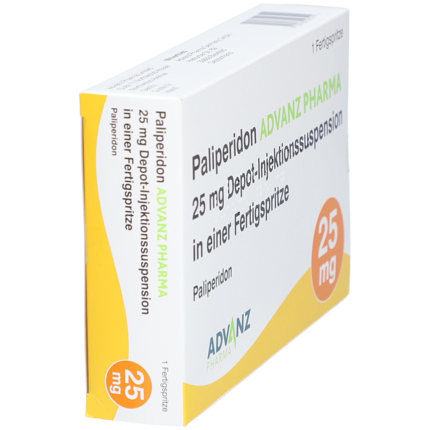 Paliperidon Advanz Pharma 25mg Depot-Inj.-Susp.FS 1 St Depot-Injektionssuspension