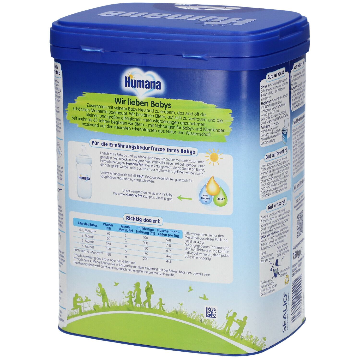  Humana 2 babymilk 750g