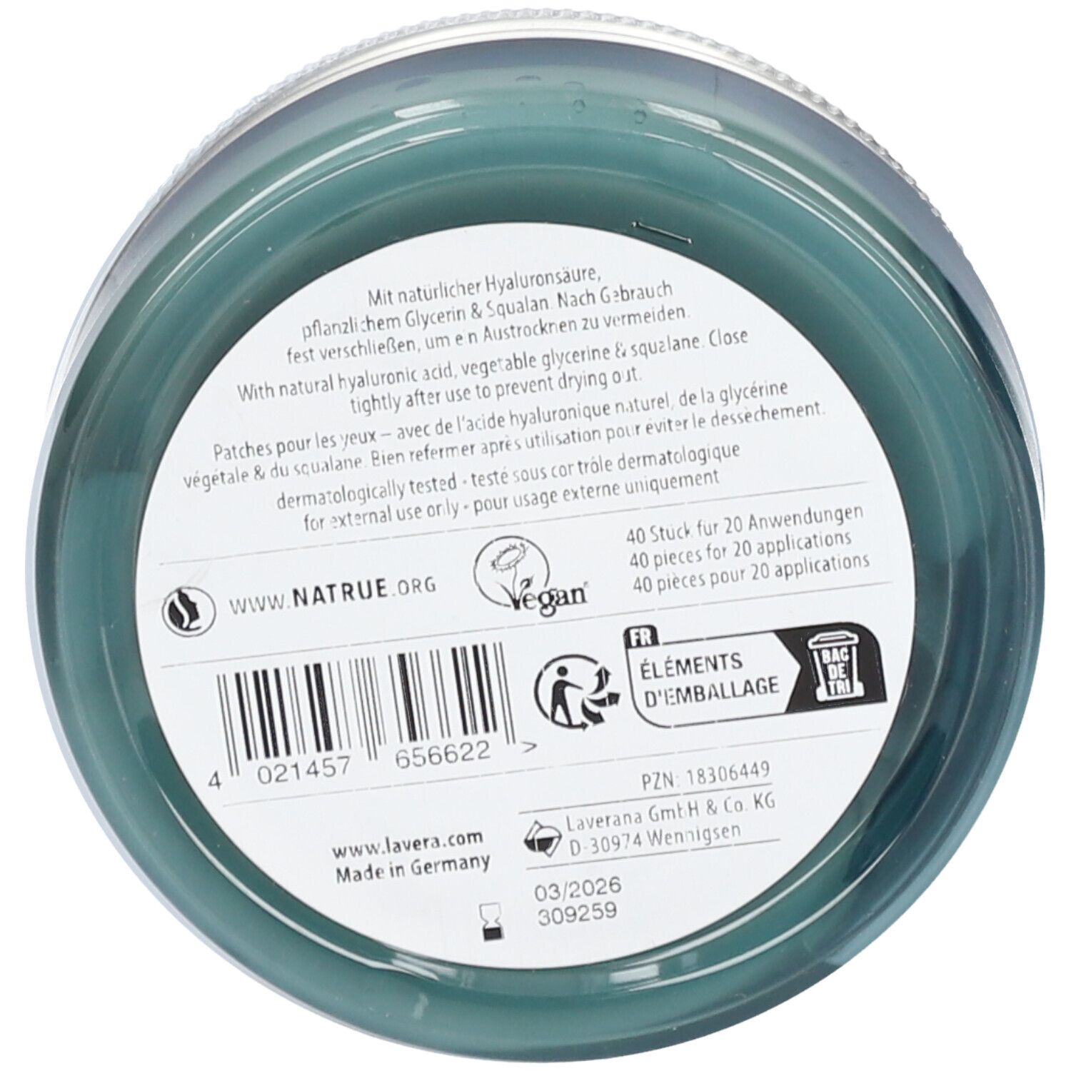 lavera EYE PATCHES calm & refesh