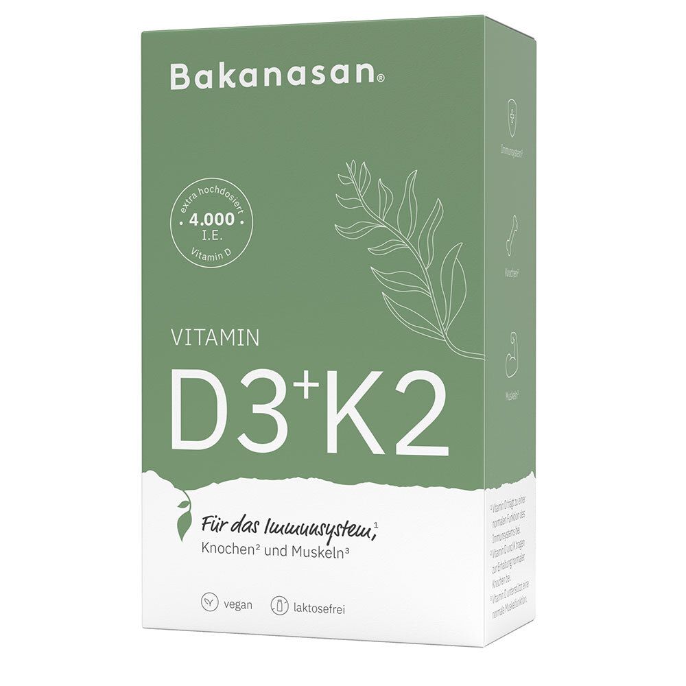 Bakanasan® Vitamin D3 + K2 4.000 I.E.