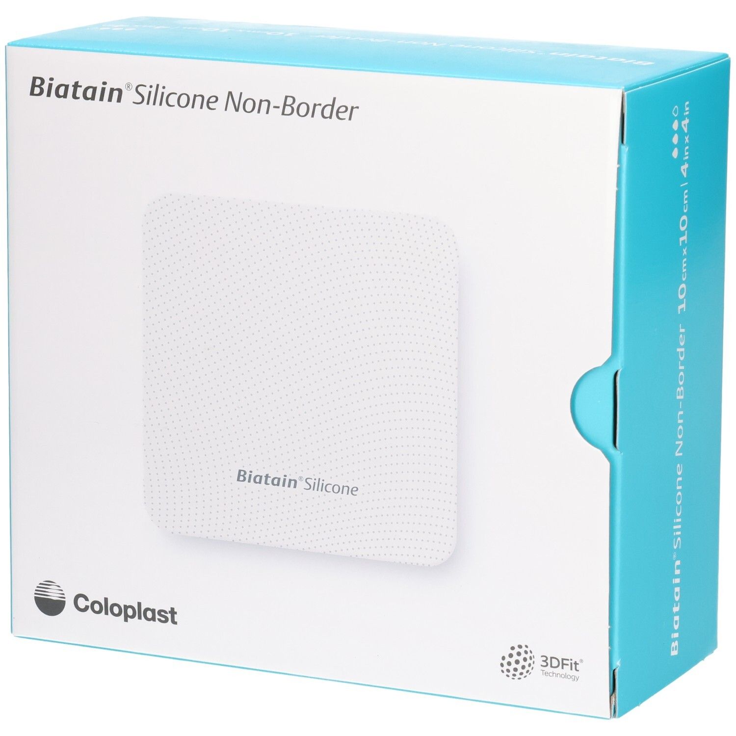 Biatain Silicone Non-Border Schaumverb.10x10 cm 10 St Verband
