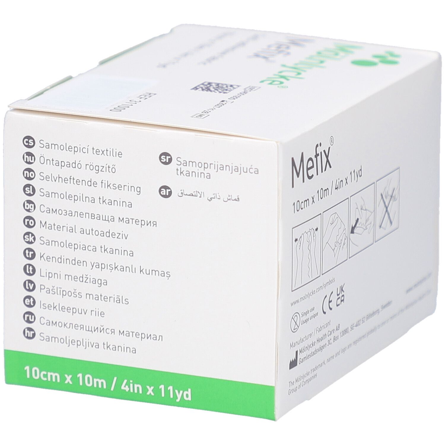 Mefix® Fixiervlies 10 m x 10 cm