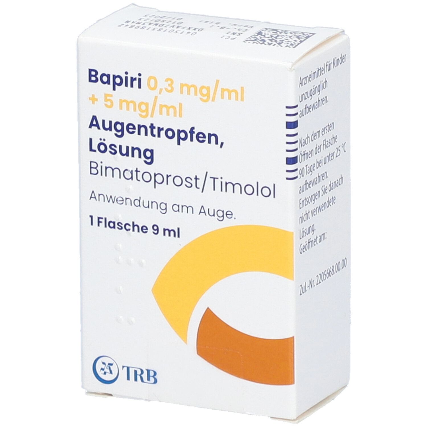 BAPIRI 0,3 mg/ml + 5 mg/ml Augentr.unkonserviert