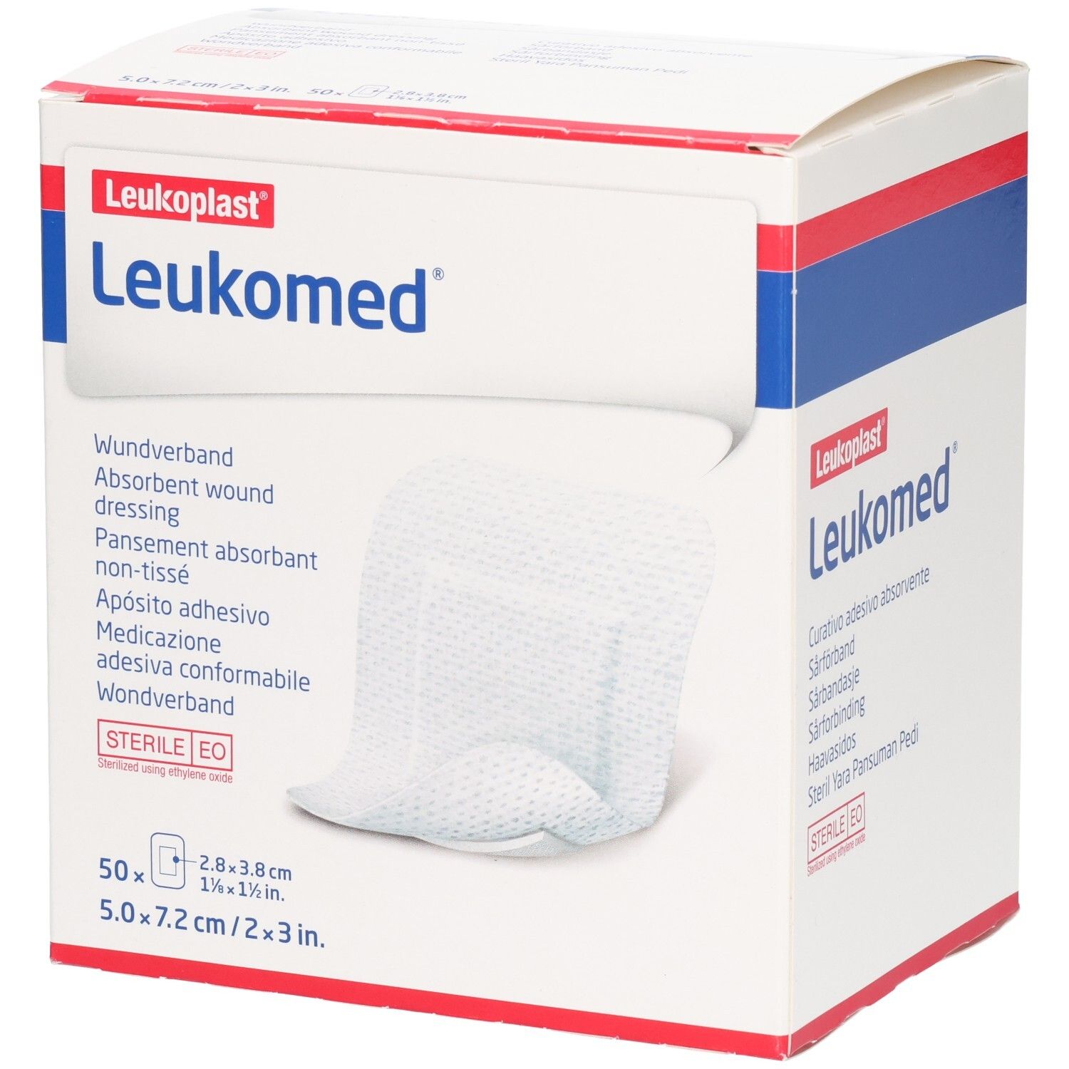 Leukomed sterile Pflaster 5x7,2 cm 50 St