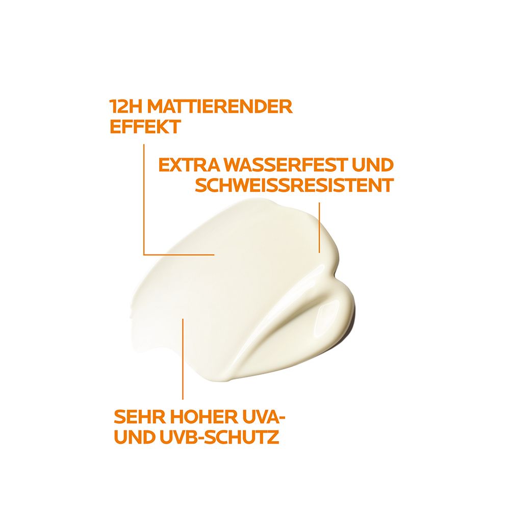  La Roche Posay Anthelios UV Mune 400 Oil Control Gel-Creme Sonnengel mit LSF50+ für sehr hohen Schutz vor UVA- und UVB-Strahlen, für ölige Haut + Gratis Beigabe LRP Hyalu B5 Serum Mini 10ml