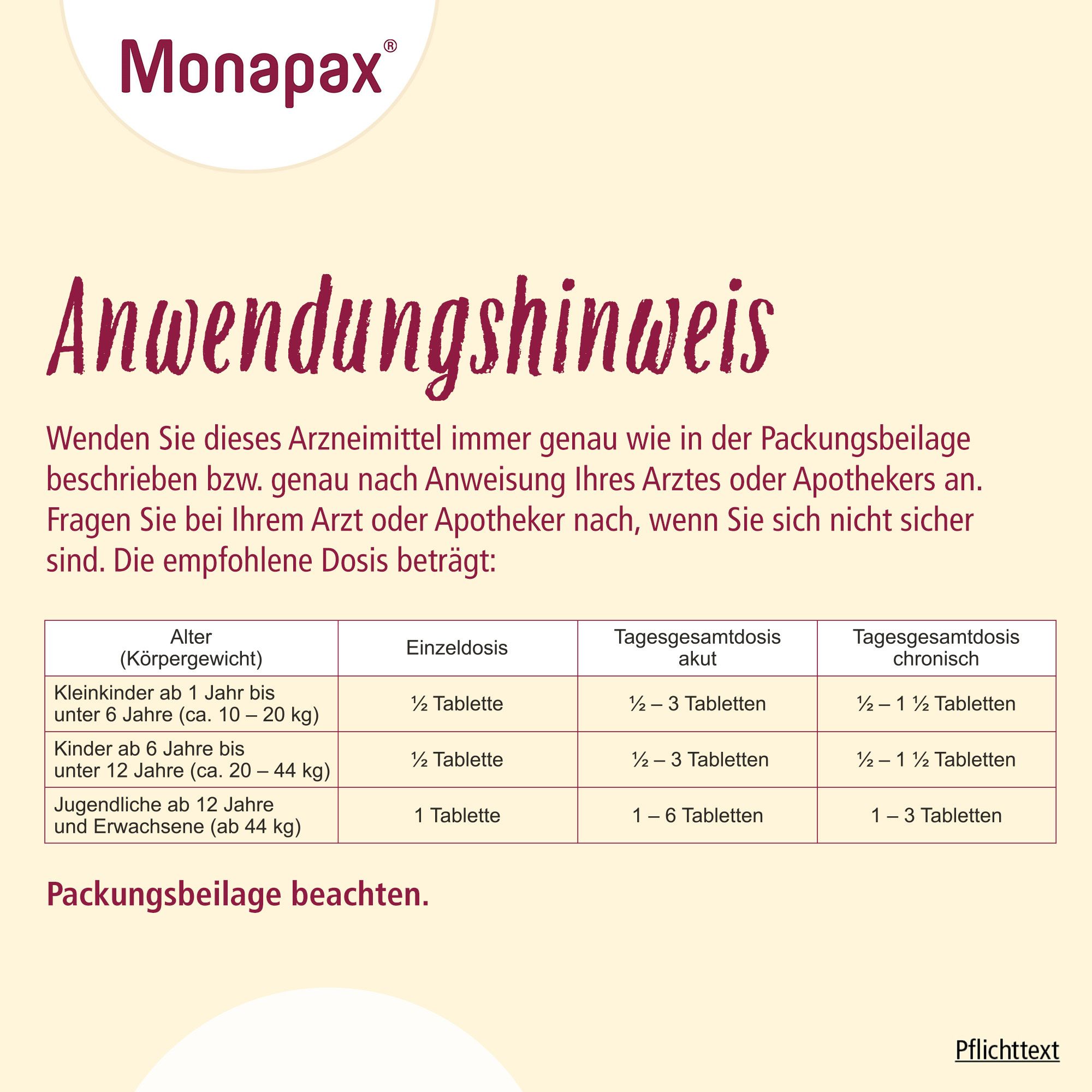 Monapax Tabletten 40 St