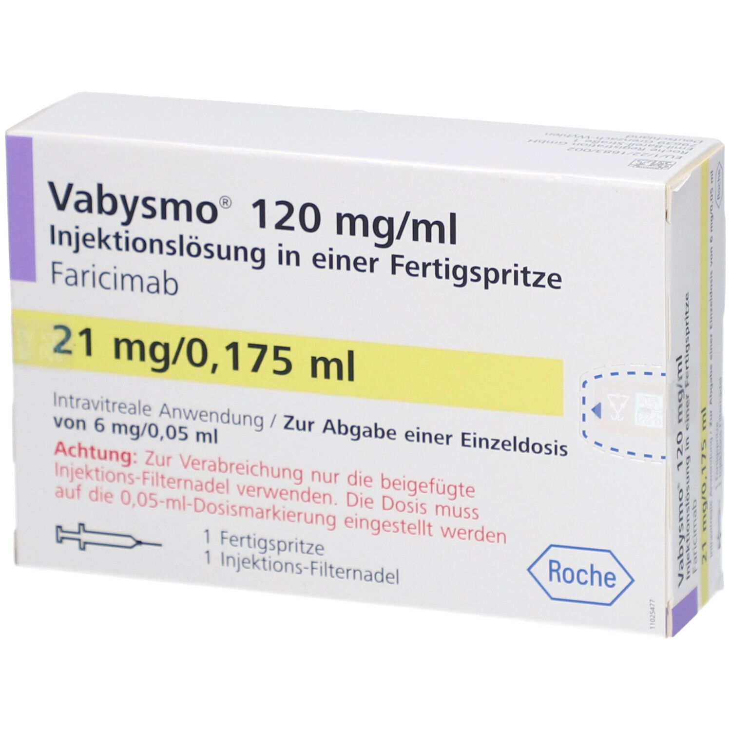VABYSMO 120 mg/ml Injektionslösung i.e.Fertigspr.