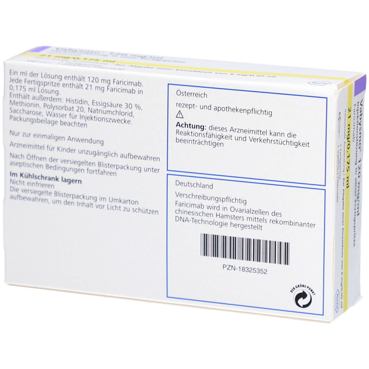 VABYSMO 120 mg/ml Injektionslösung i.e.Fertigspr.