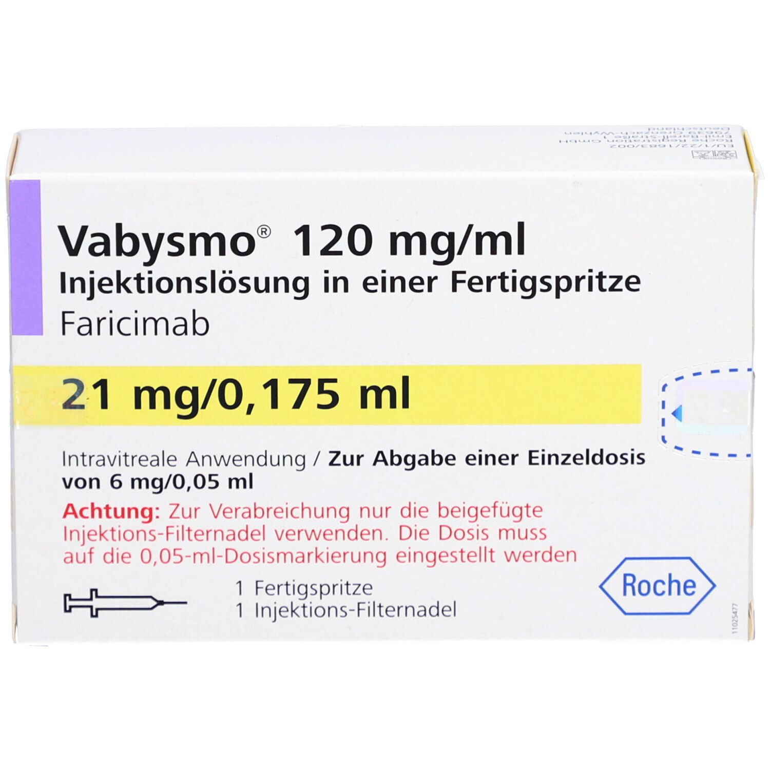 VABYSMO 120 mg/ml Injektionslösung i.e.Fertigspr.