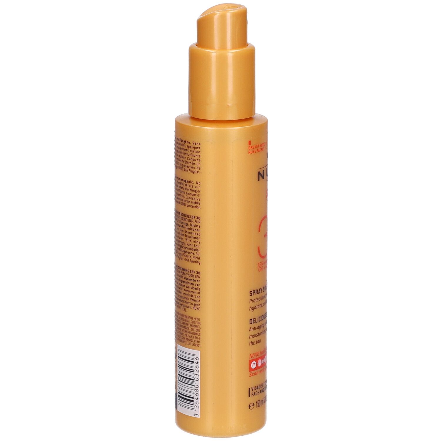 Dermolab Sonnenmilch-Spray LSF 30 Für Gesicht & Körper – Wasserbeständig, Mit Hyaluron, 250 Ml