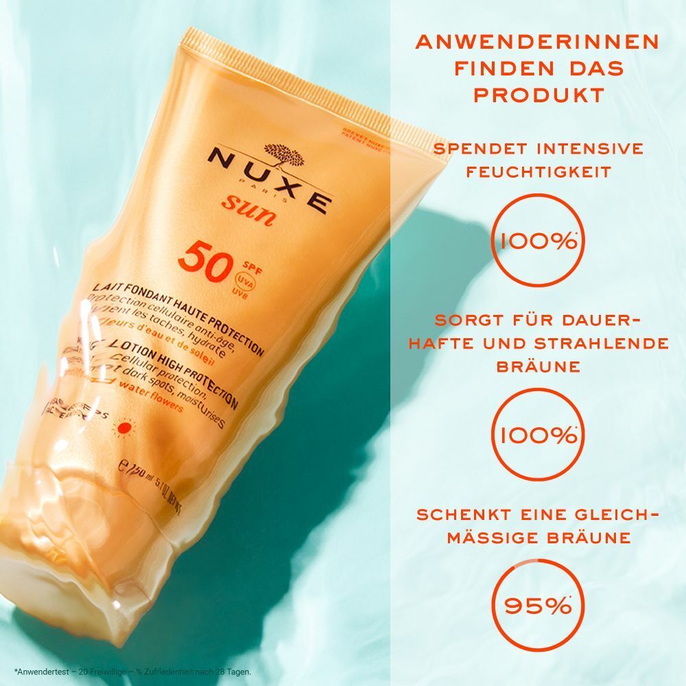 Nuxe Sun Sonnenmilch Gesicht & Körper LSF 50 150 ml Creme