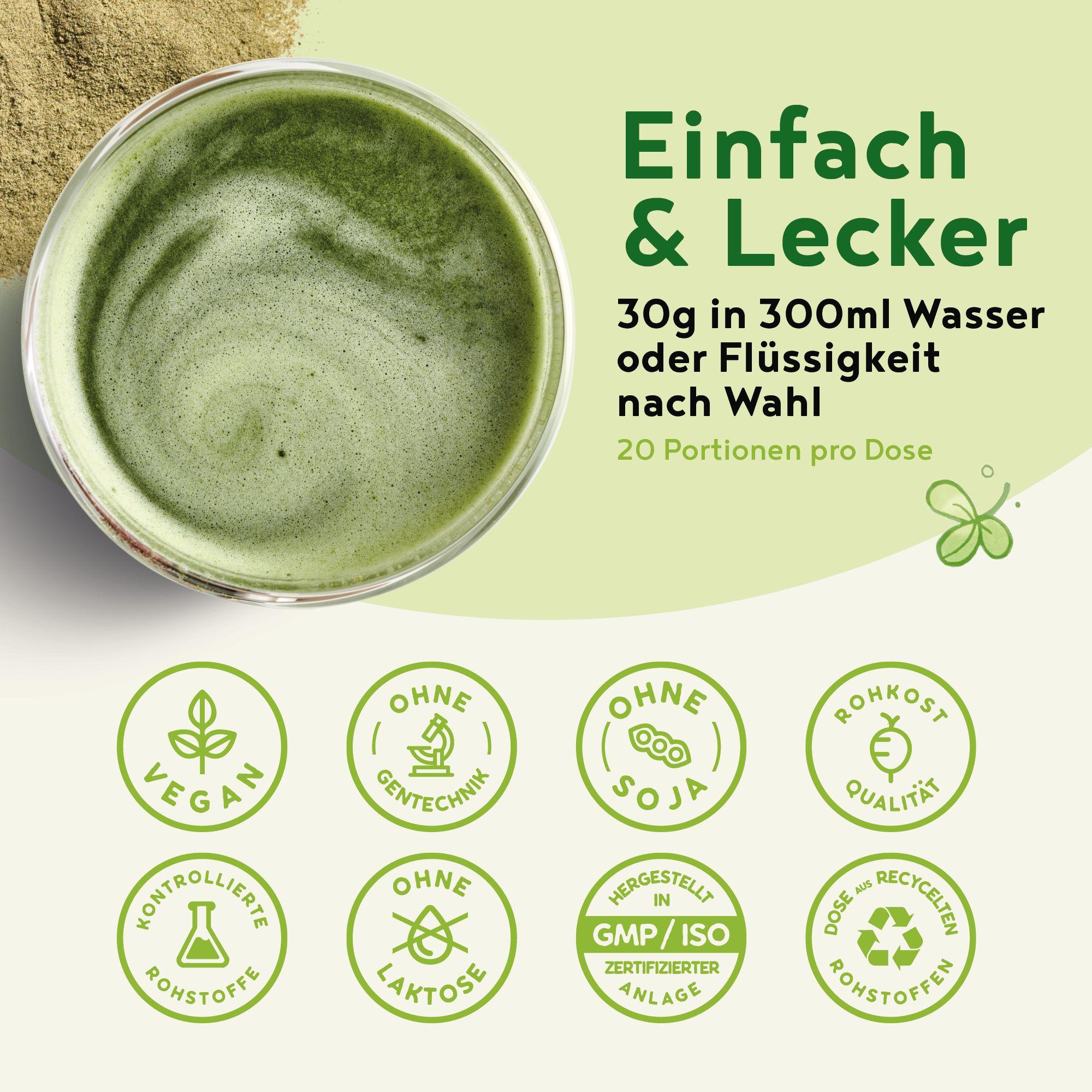 ALPHA FOODS Grüne Mutter OPC Spirulina + Coenzym Q10 vegan