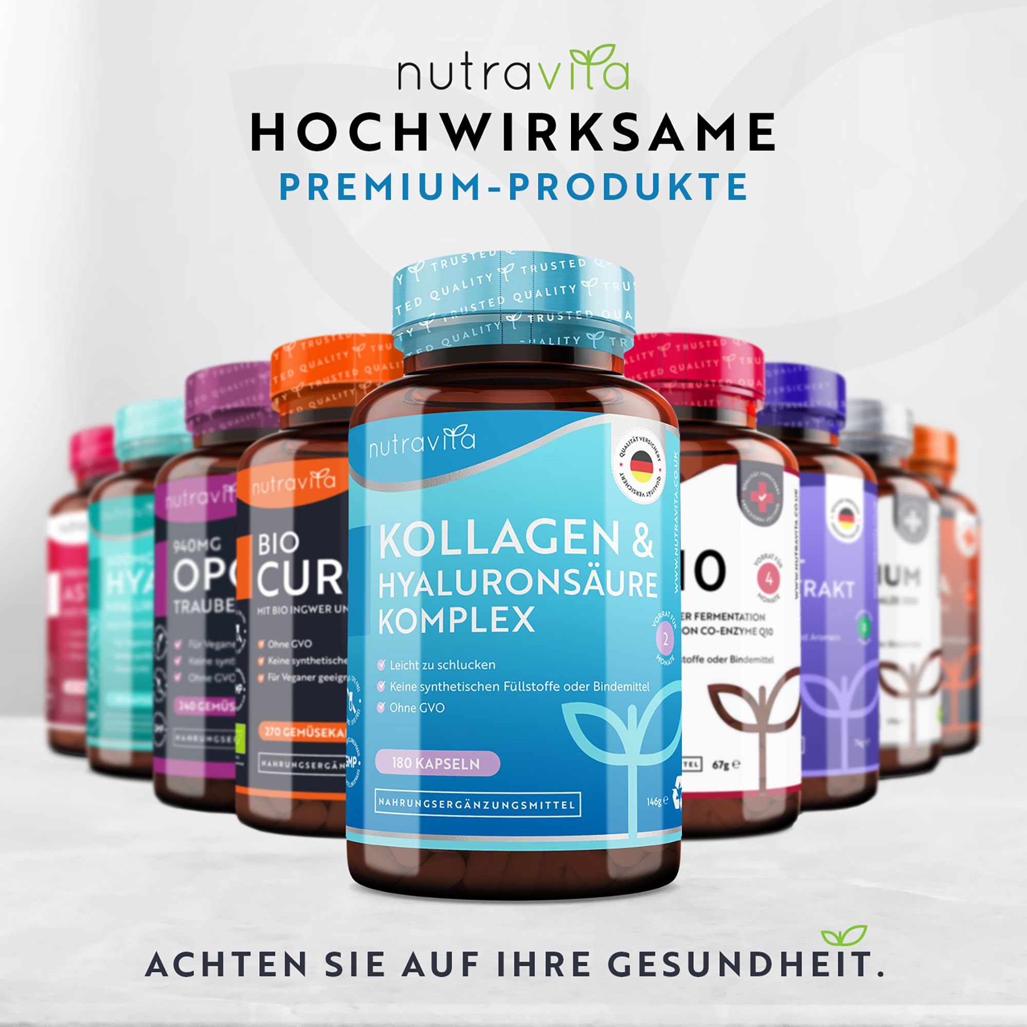 Nutravita Kollagen & Hyaluronsäure Komplex