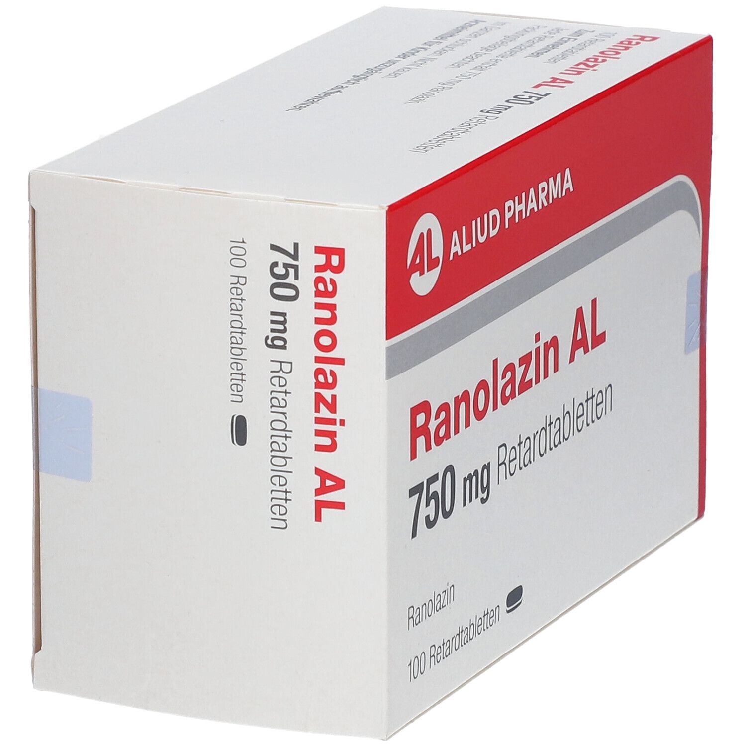 Ranolazin AL 750 mg Retardtabletten 100 St Retard-Tabletten