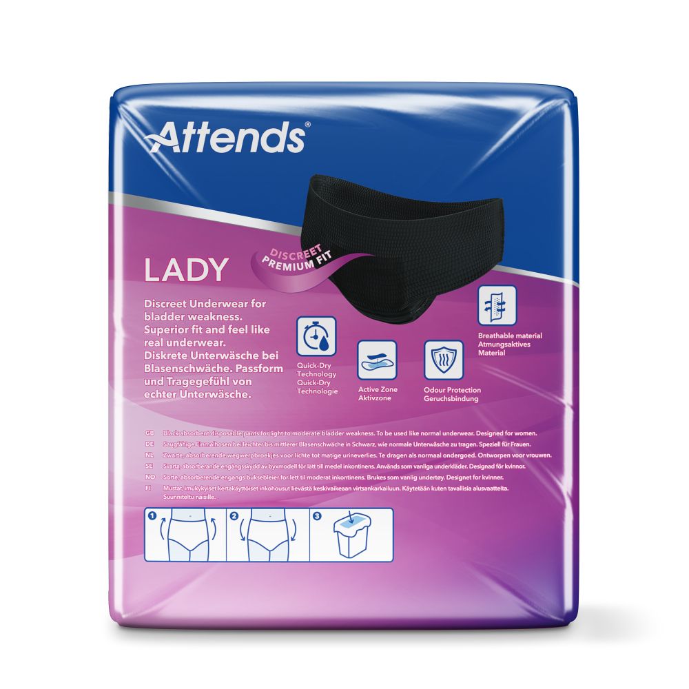 Attends Lady Discreet Underwear 3 M