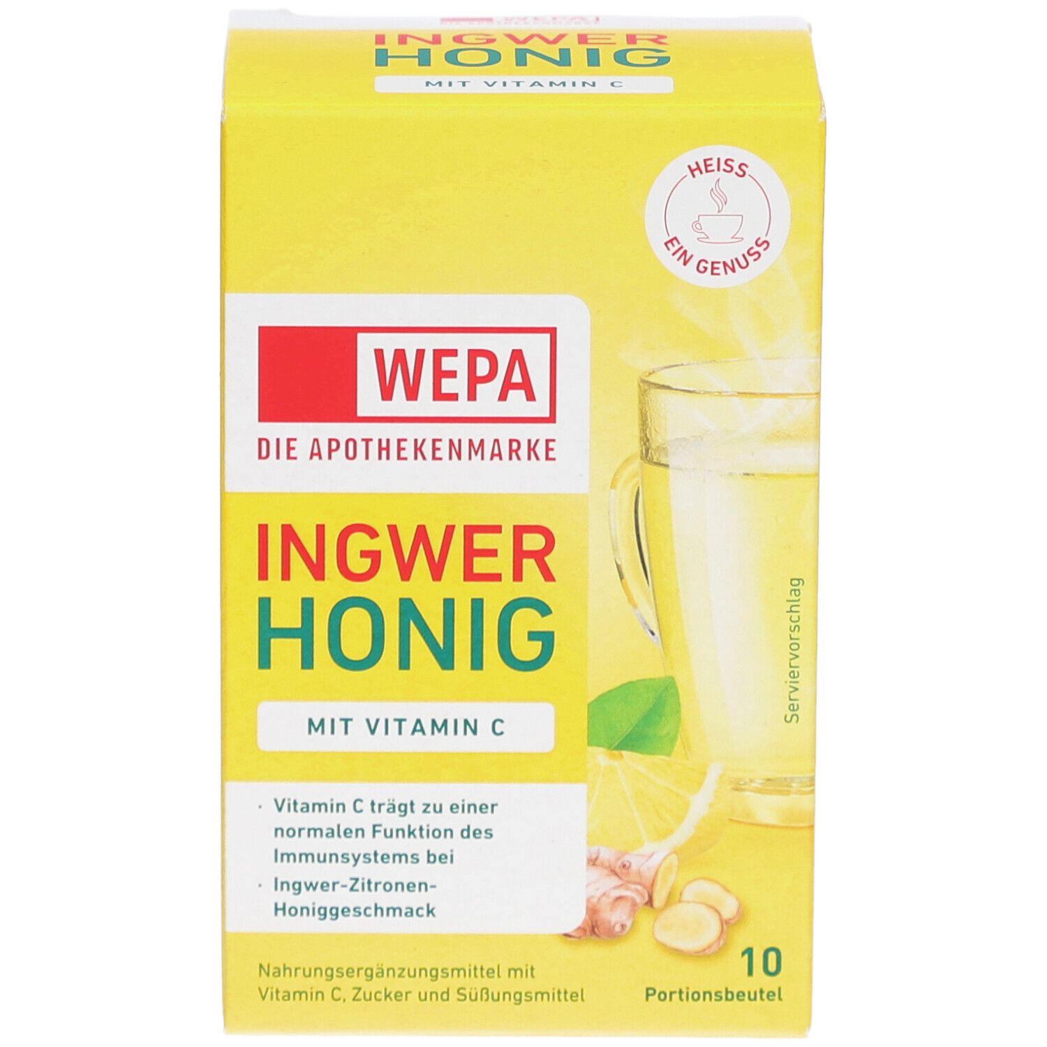 WEPA Ingwer+Honig+Vitamin C Pulver