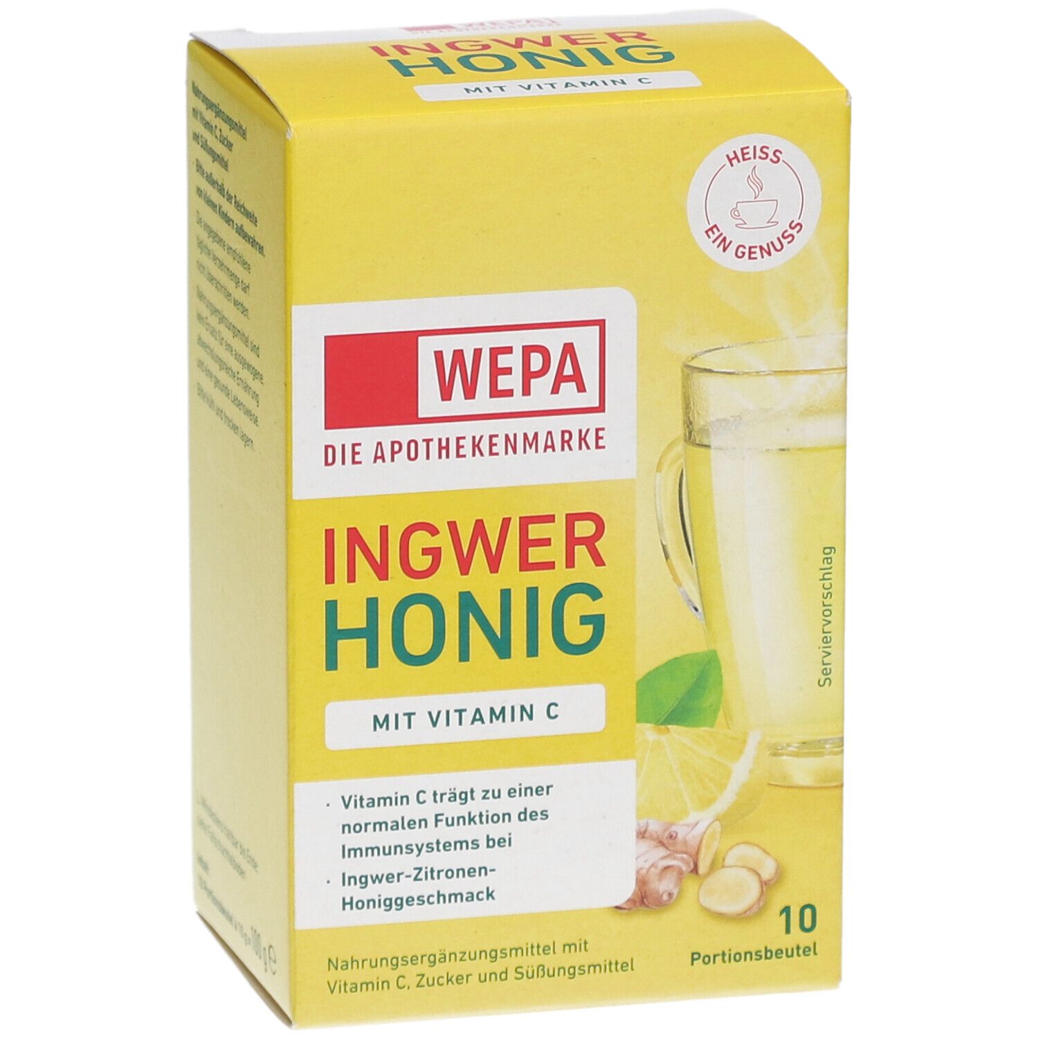 WEPA Ingwer+Honig+Vitamin C Pulver