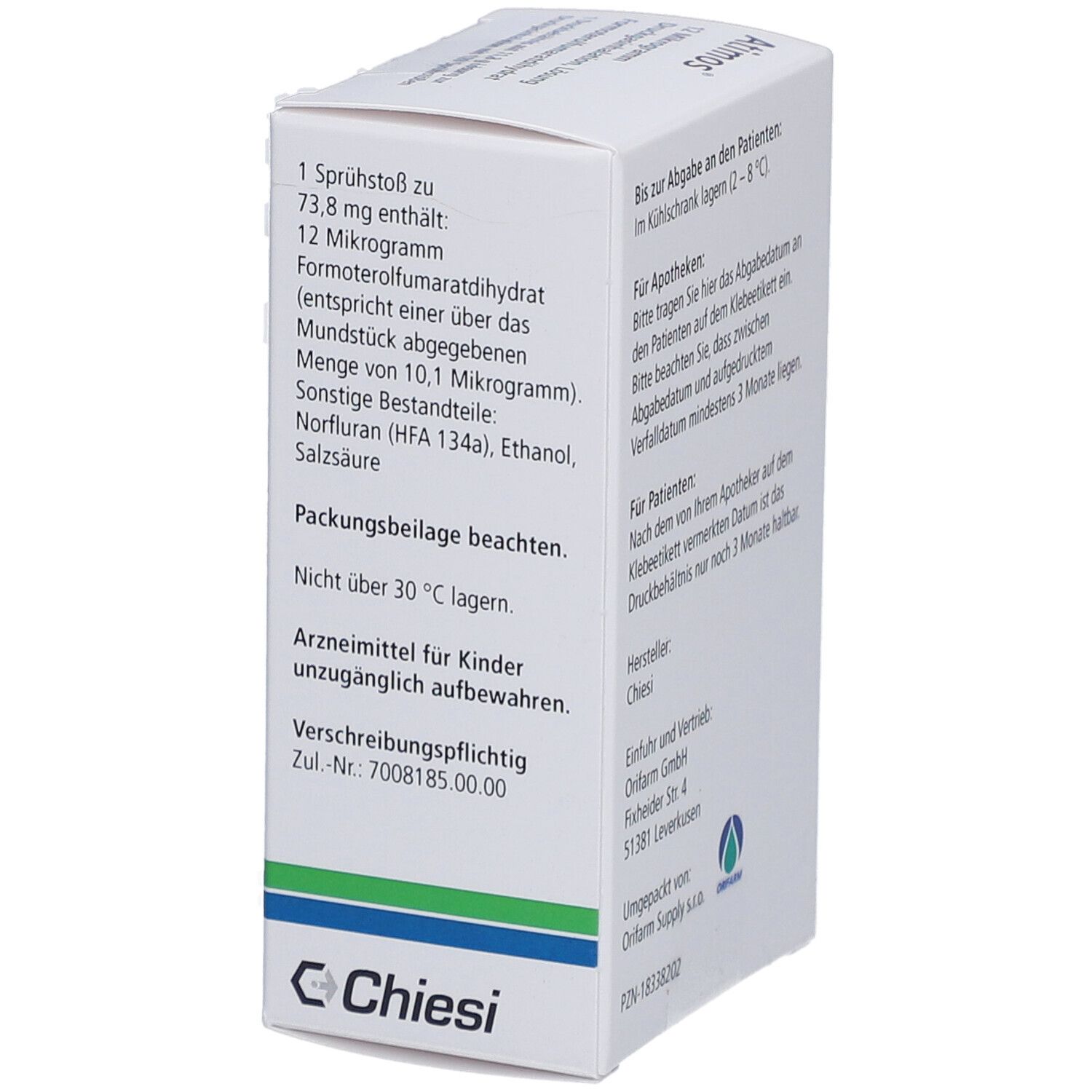 ATIMOS 12 Mikrogramm 120 Hub Druckgas-Inhalat.Lsg