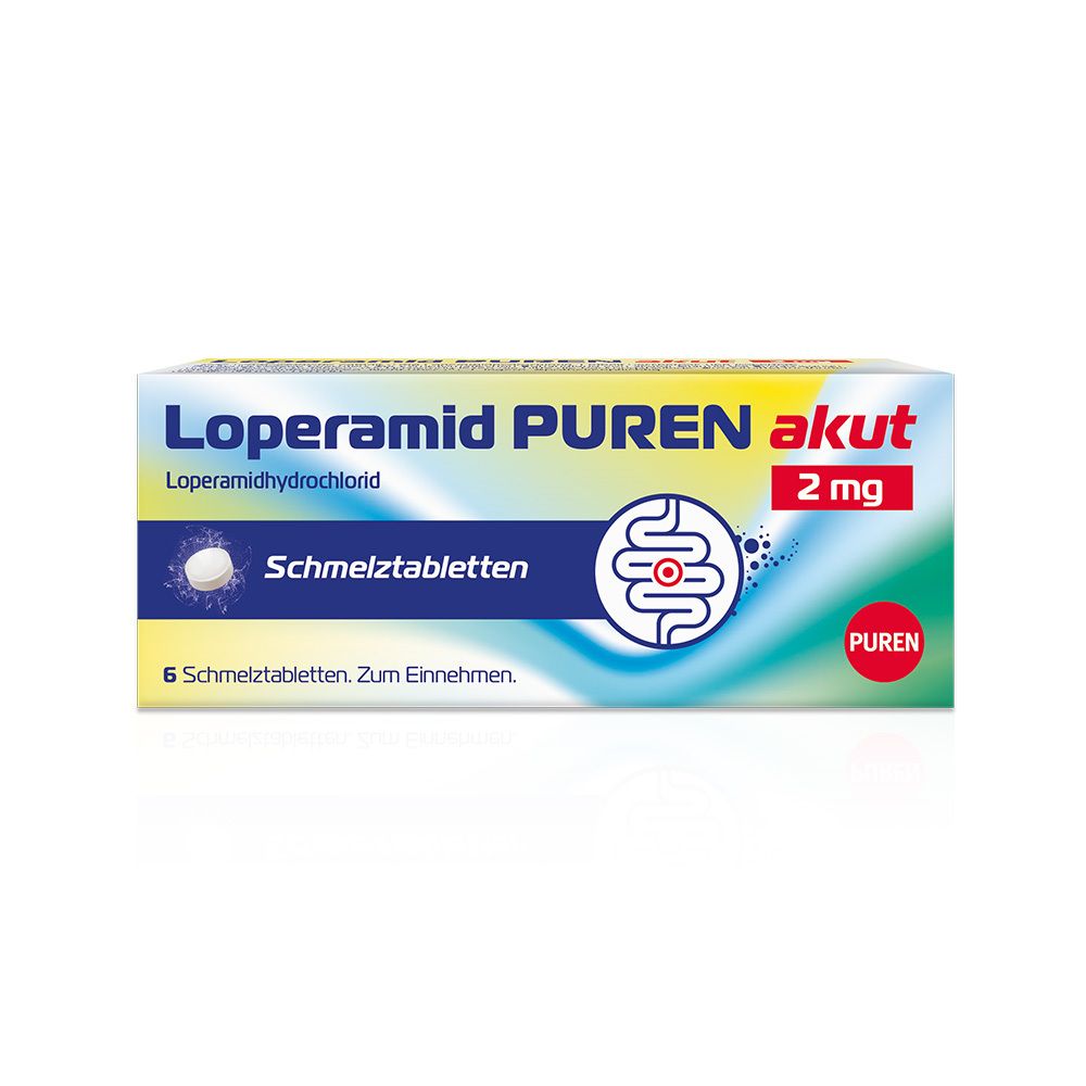 Loperamid PUREN akut 2 mg