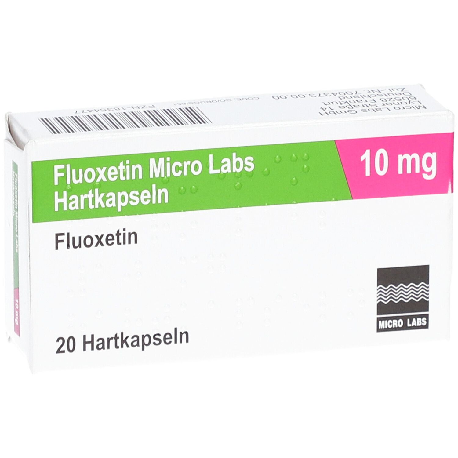FLUOXETIN Micro Labs 10 mg Hartkapseln