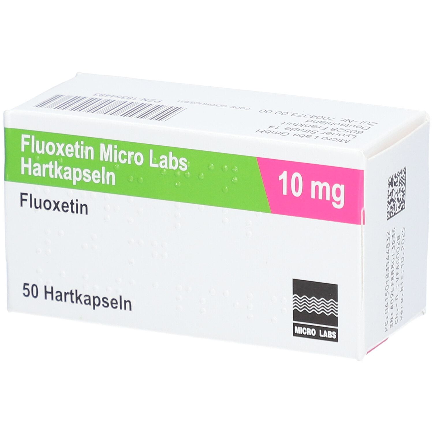 FLUOXETIN Micro Labs 10 mg Hartkapseln
