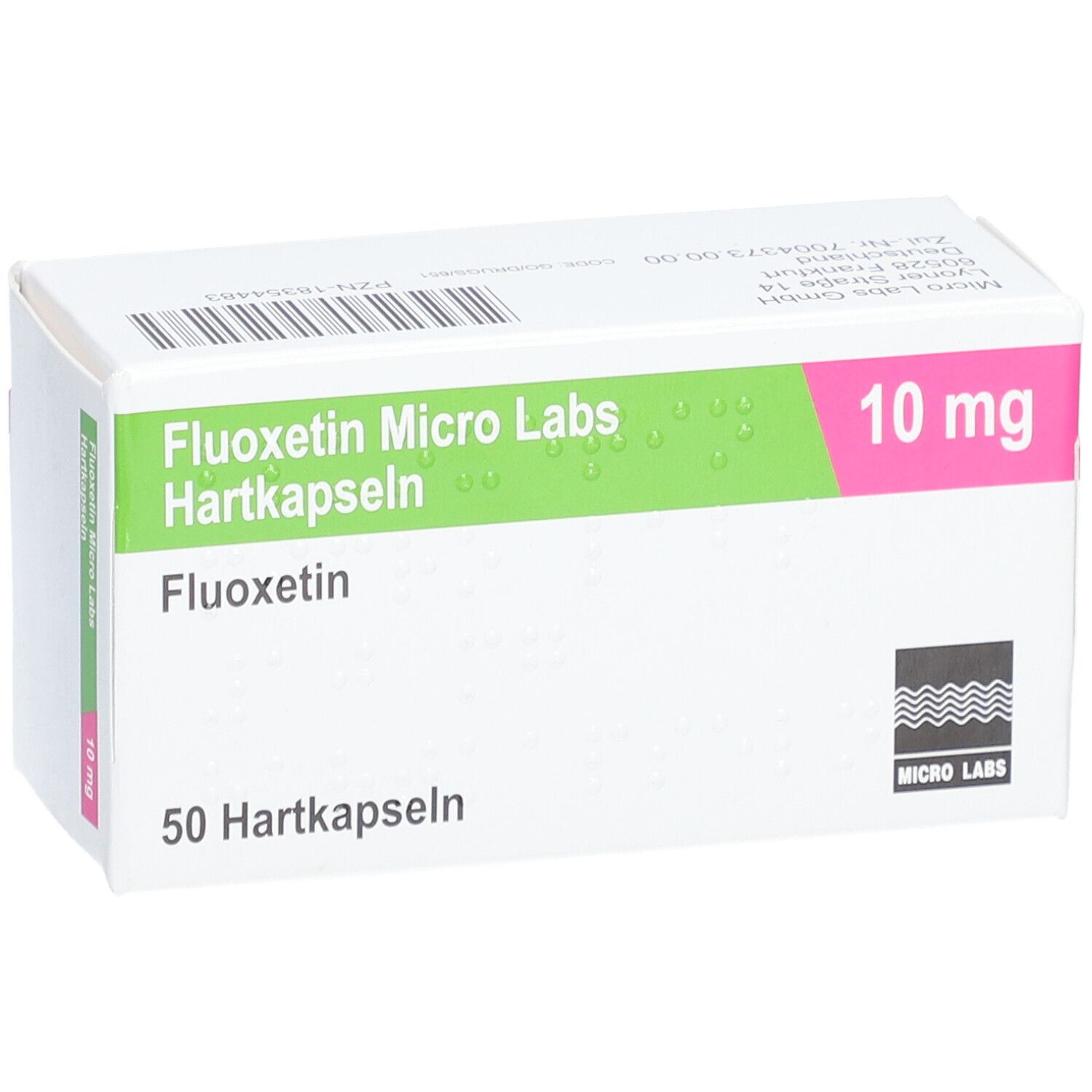 FLUOXETIN Micro Labs 10 mg Hartkapseln