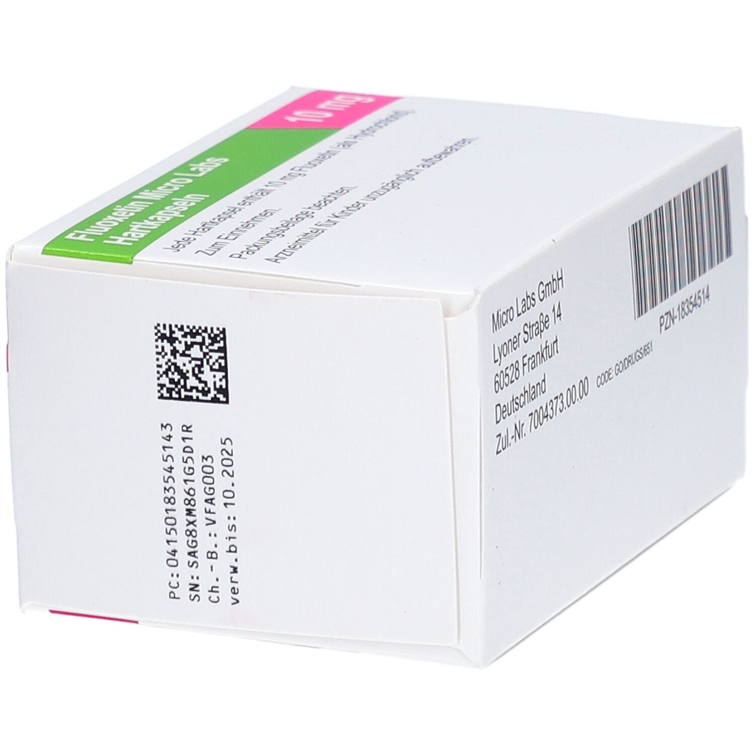 FLUOXETIN Micro Labs 10 mg Hartkapseln