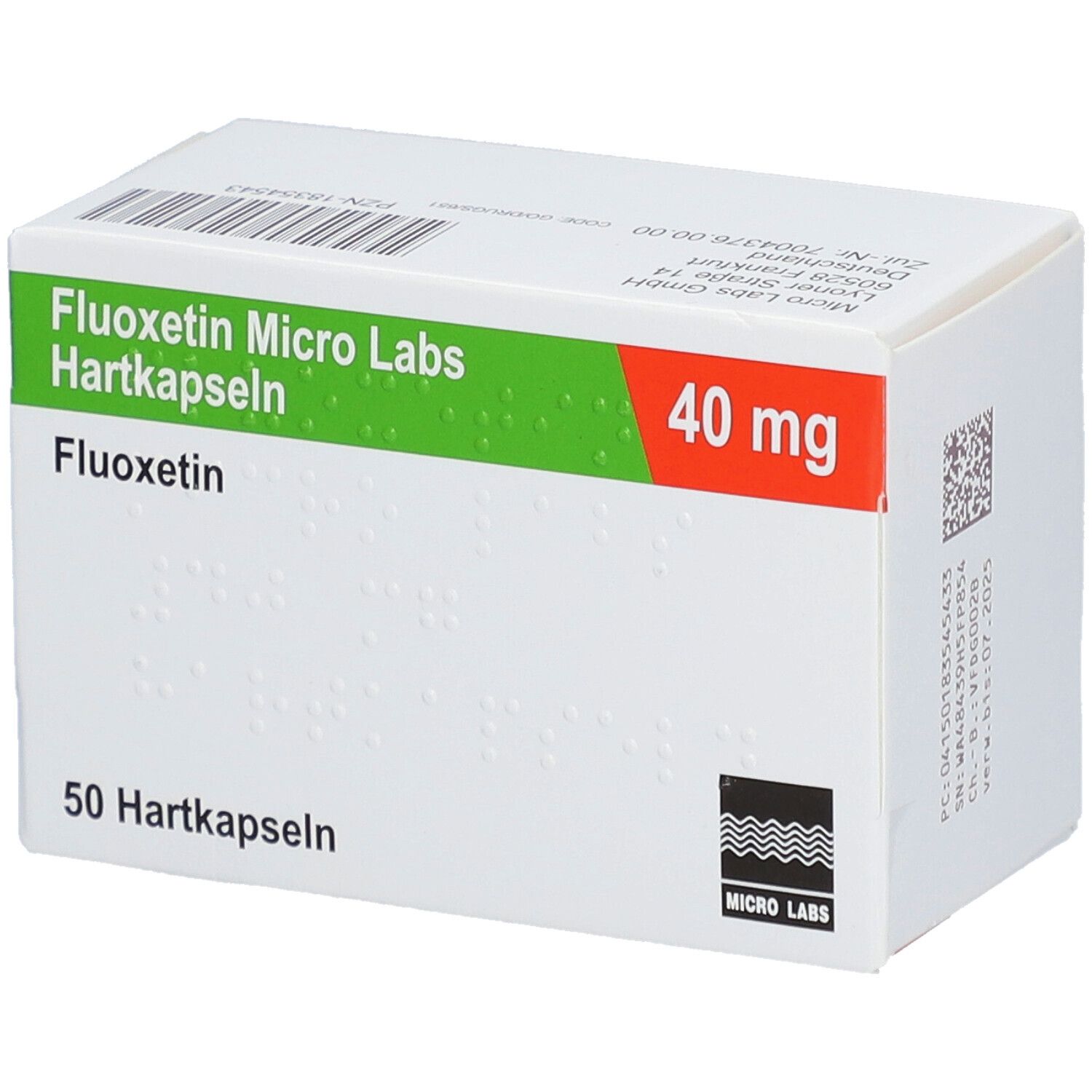 FLUOXETIN Micro Labs 40 mg Hartkapseln
