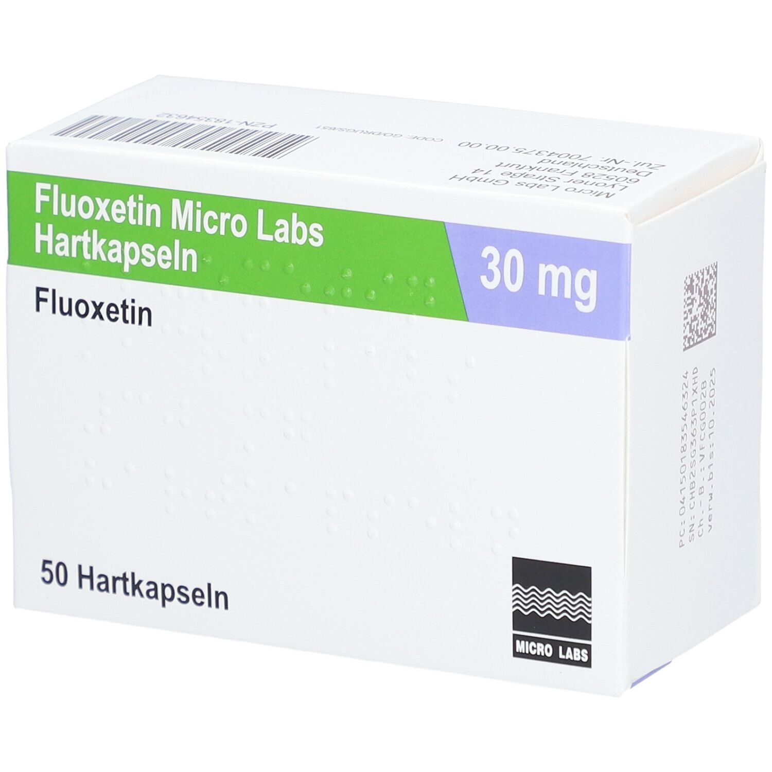FLUOXETIN Micro Labs 30 mg Hartkapseln