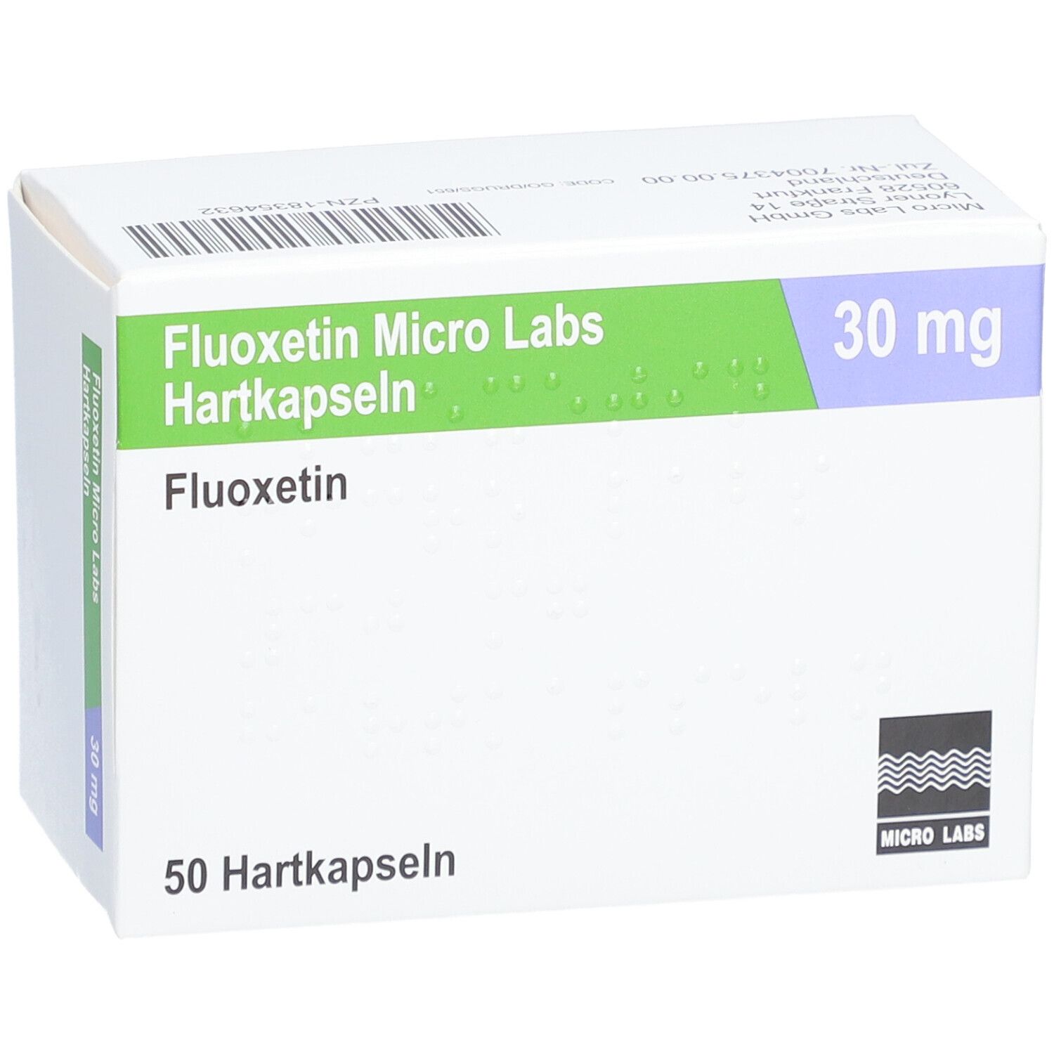 FLUOXETIN Micro Labs 30 mg Hartkapseln