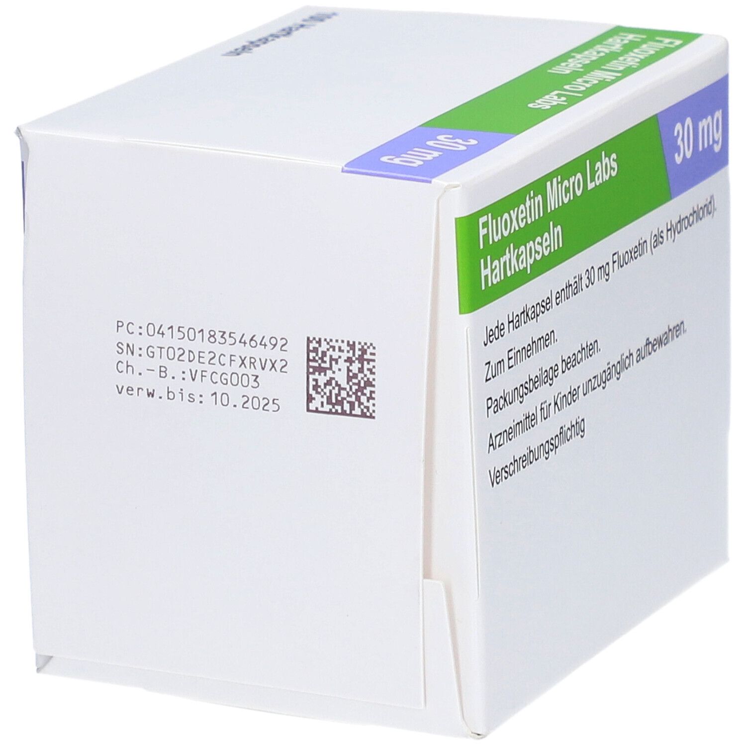 FLUOXETIN Micro Labs 30 mg Hartkapseln
