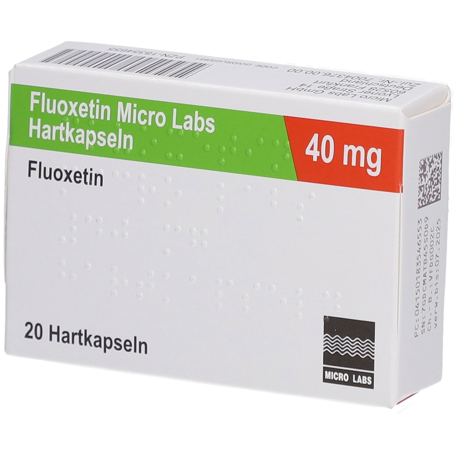 FLUOXETIN Micro Labs 40 mg Hartkapseln